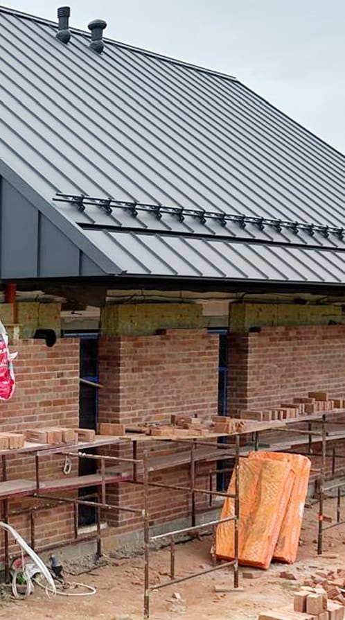 dom z cegły na jurze